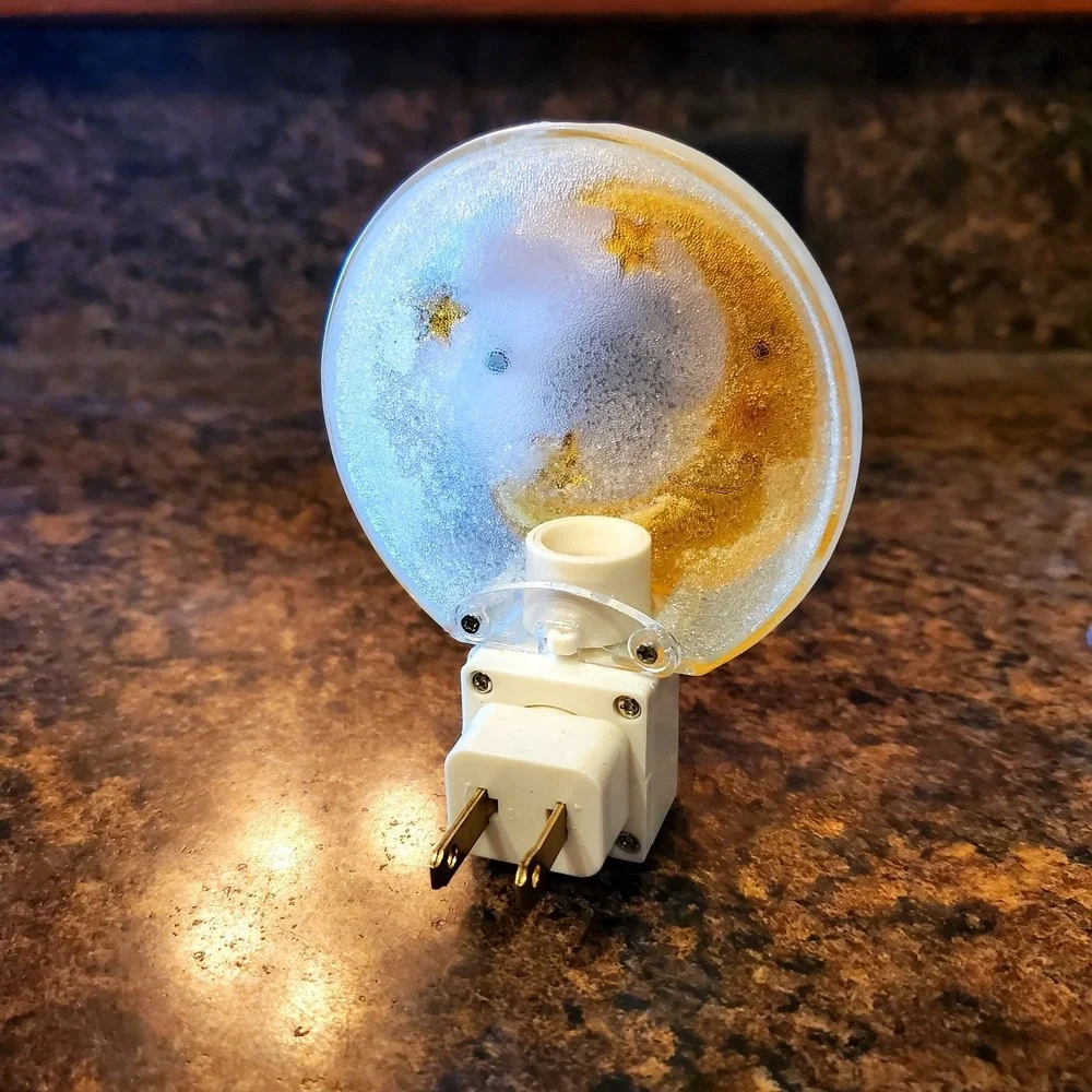 3D Cow Jumped Over the Moon ● Nursery Rhyme‎ Ceramic Night Light Lamp